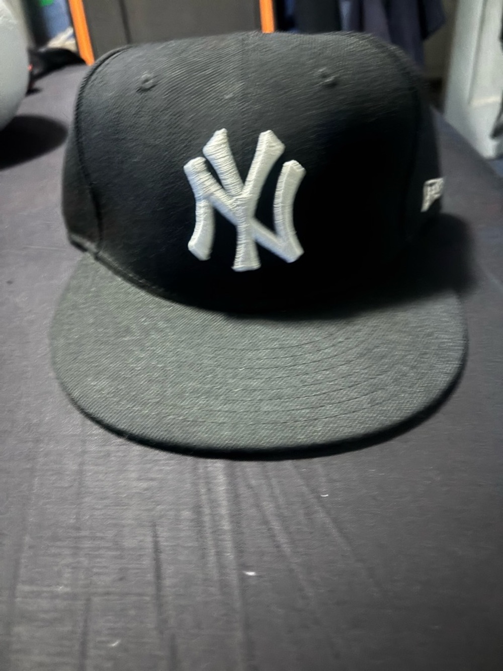 New Era Black 59FIFTY Fitted Cap with White Branding